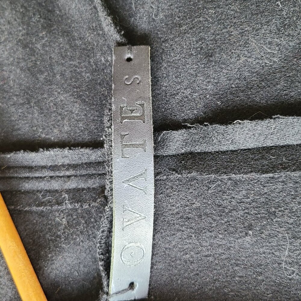 Ovate wool and leather jacket - Picture 2 of 3